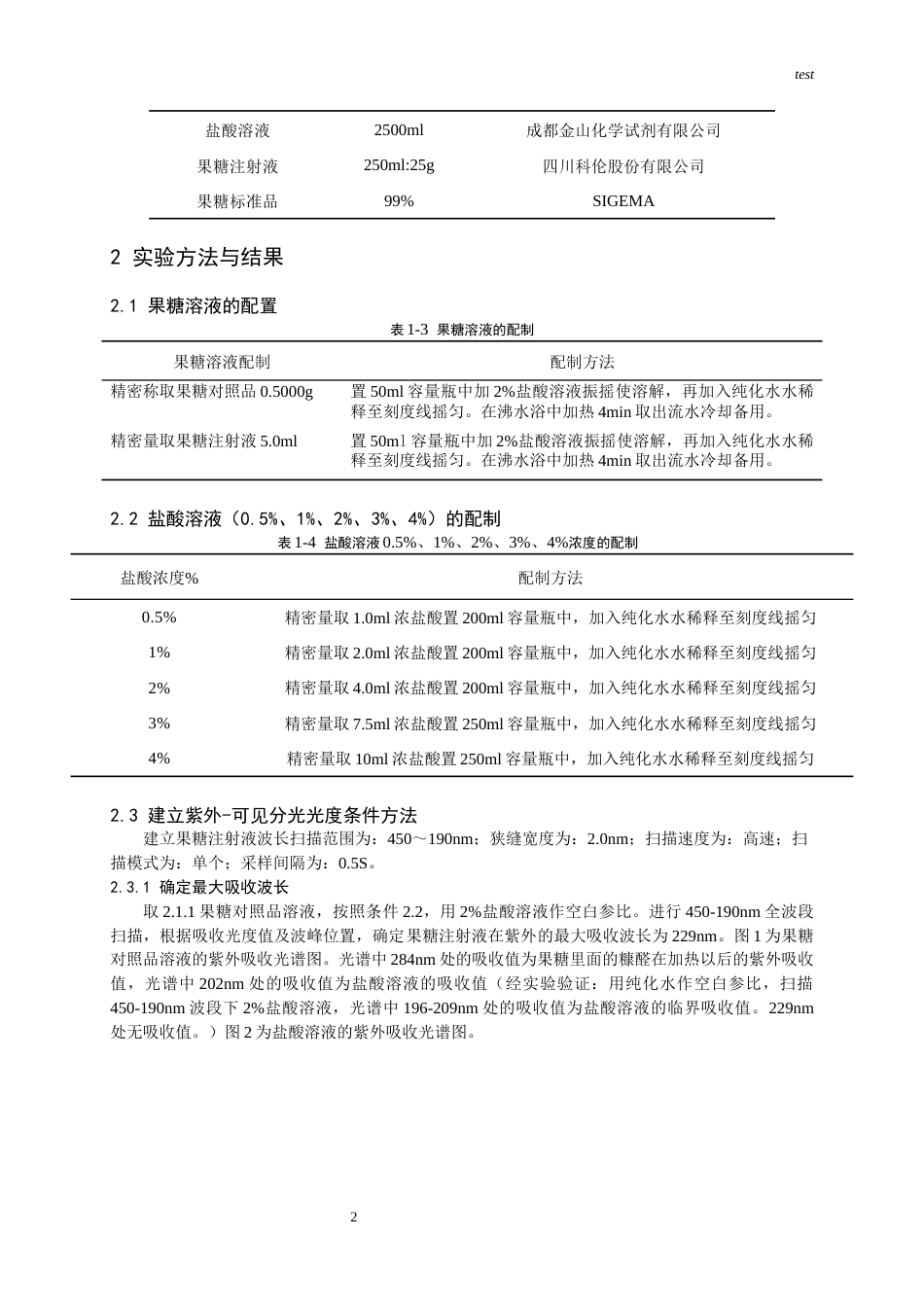 25年CH药学-果糖注射液的含量测定研究-约5226字符终版.docx_第1页