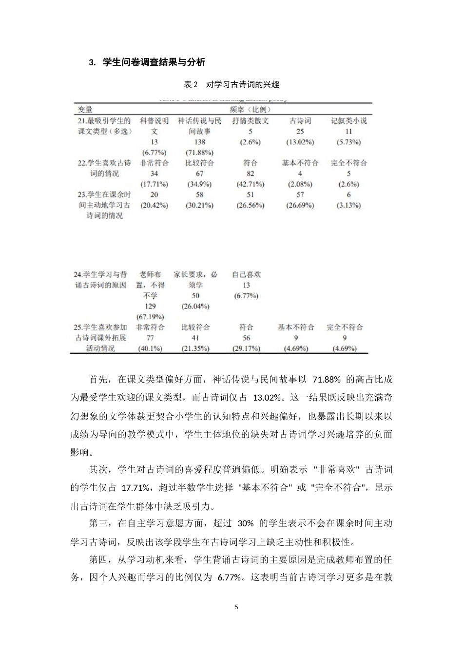 25年CH小学教育-新课标背景下小学语文四年级古诗词教学现状研究-约9317字符终版.docx_第8页