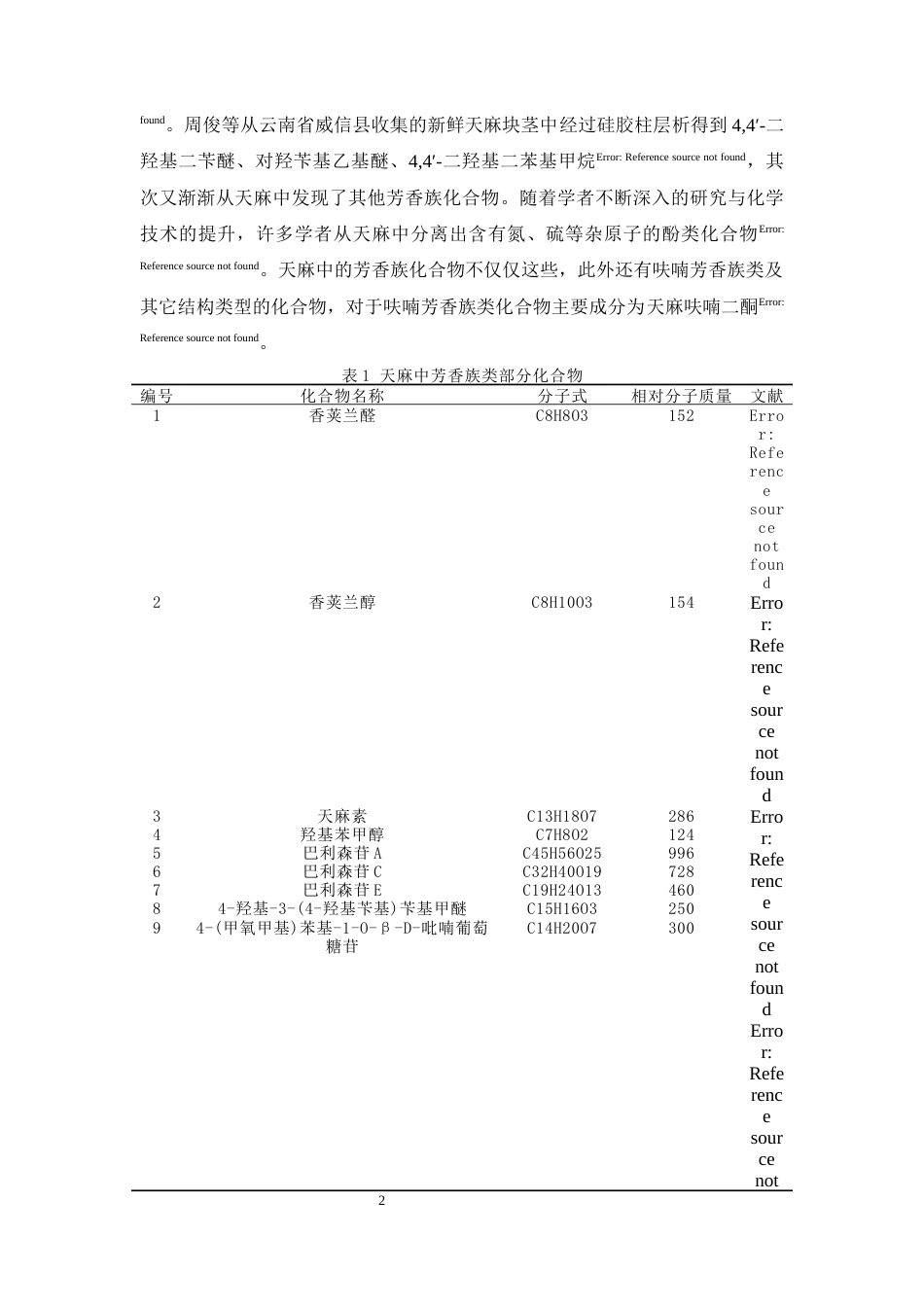 25年CH制药工程-天麻化学成分和药理作用研究进展及其质量标志物预测分析-约8745字符终版.docx_第5页