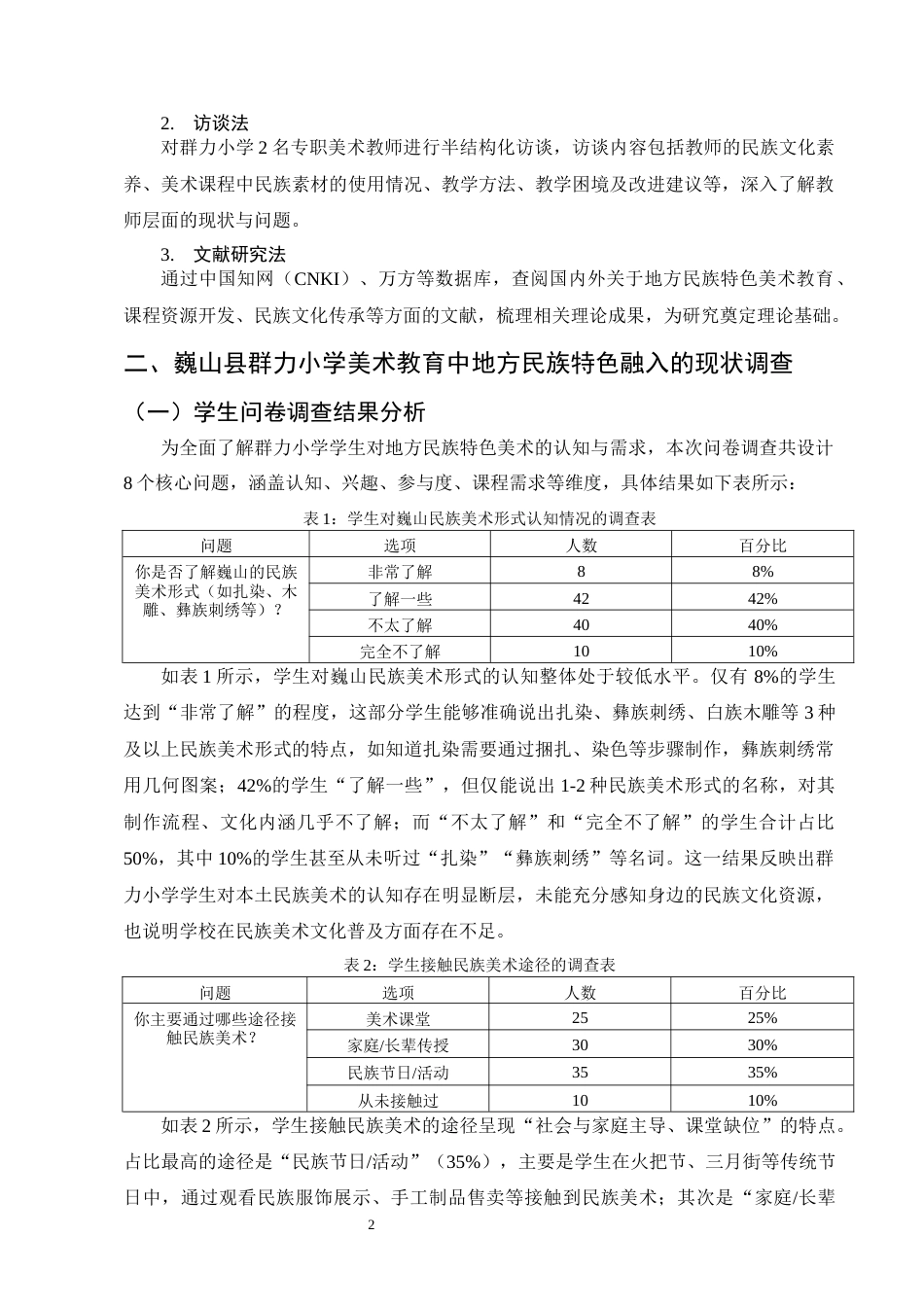 25年CH小学教育-巍山群力小学美术教育中对本地彝族扎染、刺绣艺术的探究-约10518字符.docx_第5页