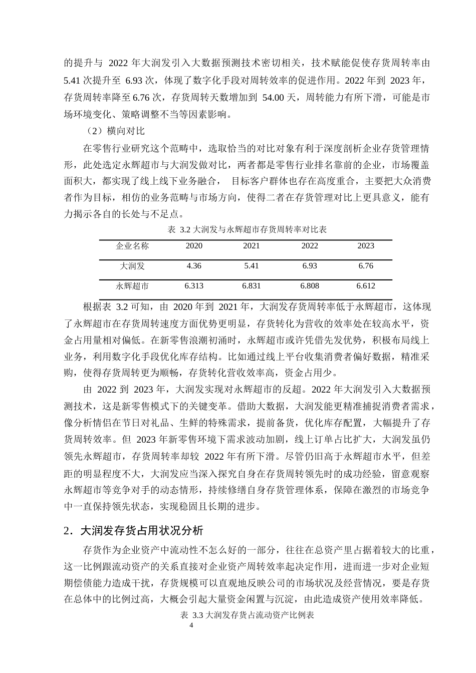 25年CH会计学-新零售模式下大润发存货管理存在的问题及对策研究-约9528字符终版.docx_第6页