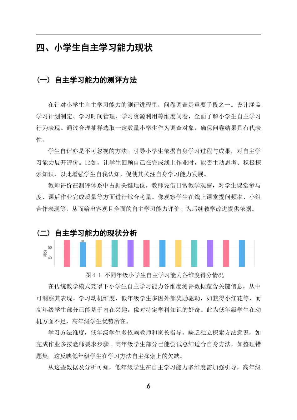 25年CH小学教育-线上教学对小学生自主学习能力的影响-约8167字符终版.docx_第6页