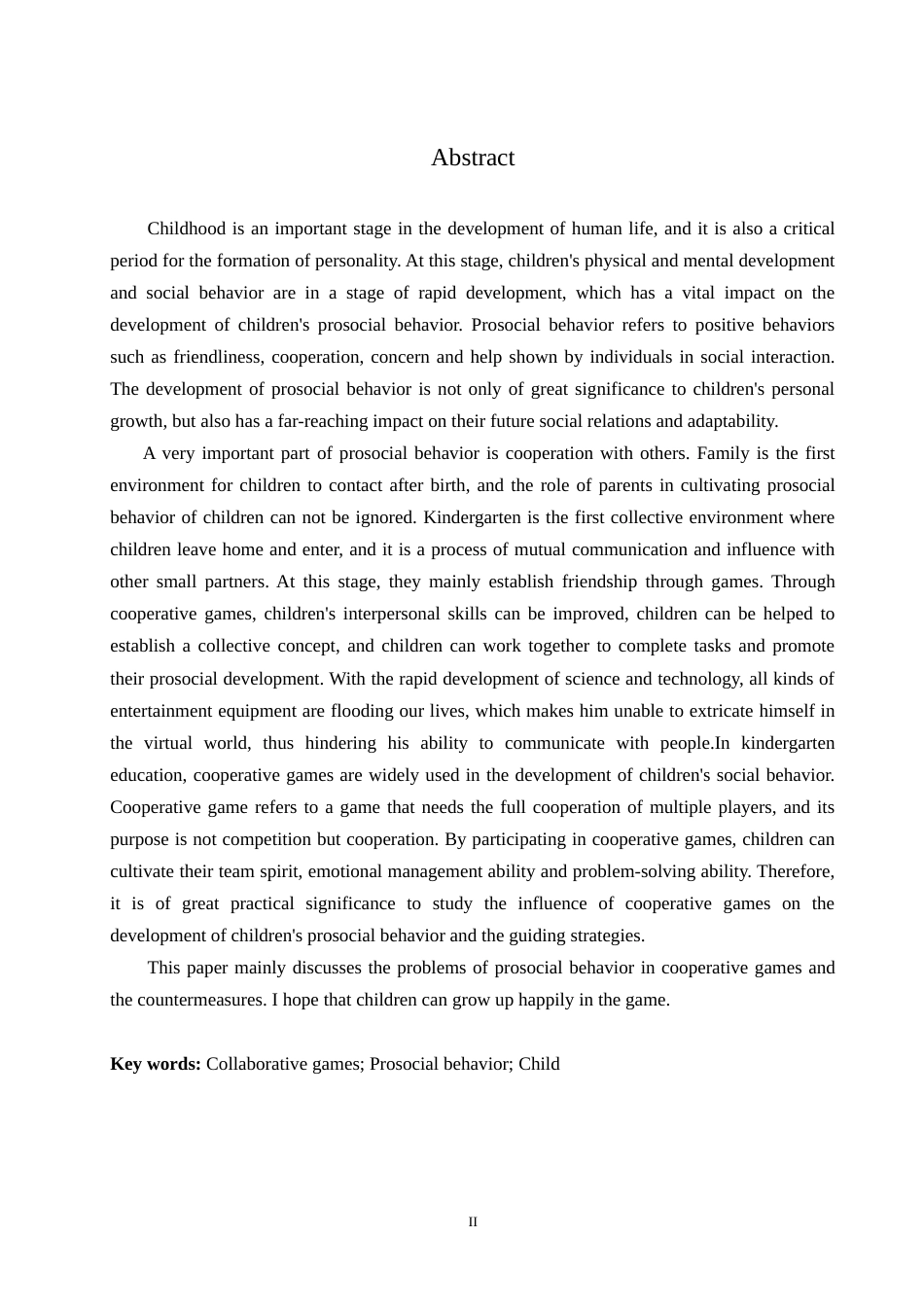 25年CH学前教育-合作游戏对幼儿亲社会行为发展的影响及指导策略-约12396字符.doc_第2页