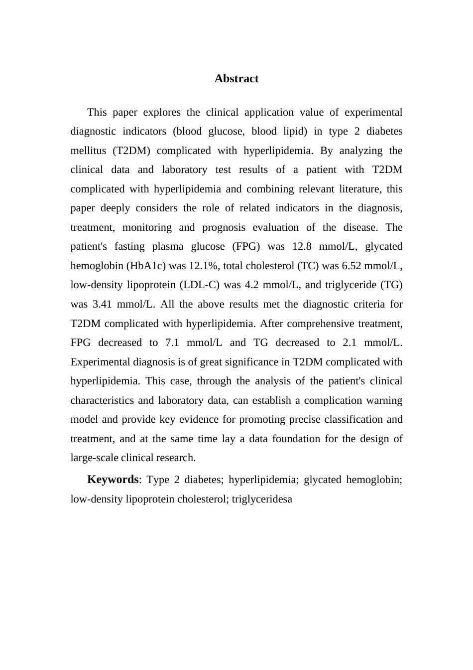 25年CH医学 1例2型糖尿病合并高血脂症的实验诊断-约8225字符.docx_第2页