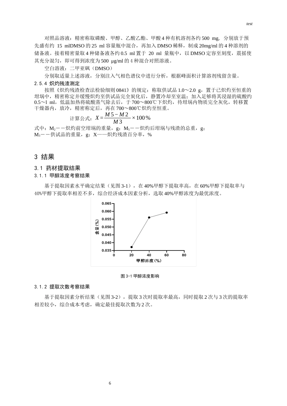 25年CH药学-沙苑子配方颗粒中的标准物质杨梅素-3-O-β-D-木糖（1-2）-β-D-葡萄糖苷的提取及其含量测定-约9430字符终版.docx_第6页
