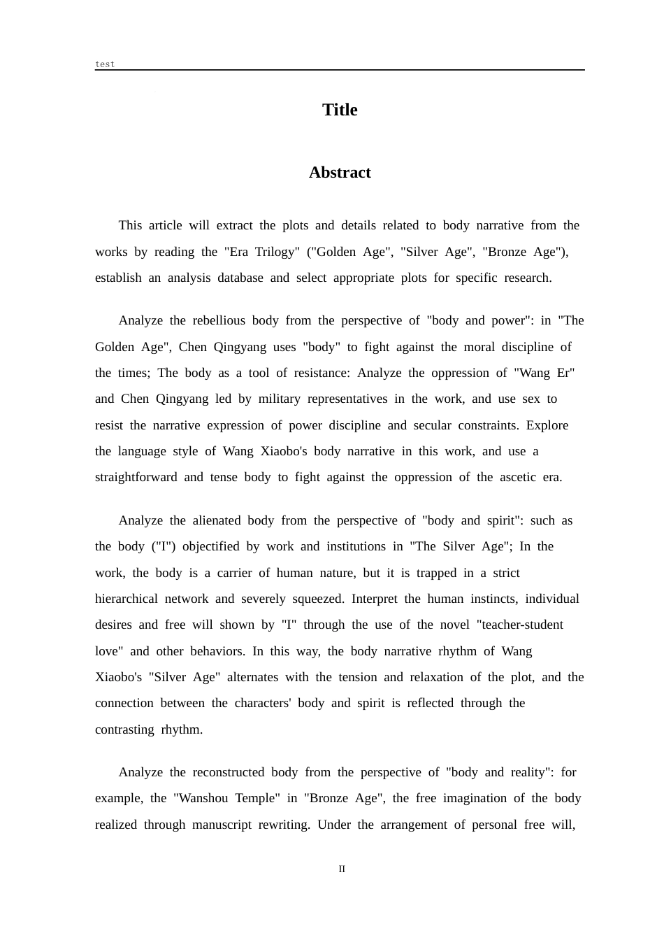 25年CH中国现代文学 论小说中的身体叙事————以王小波“时代三部曲”为例-约11389字符.docx_第2页