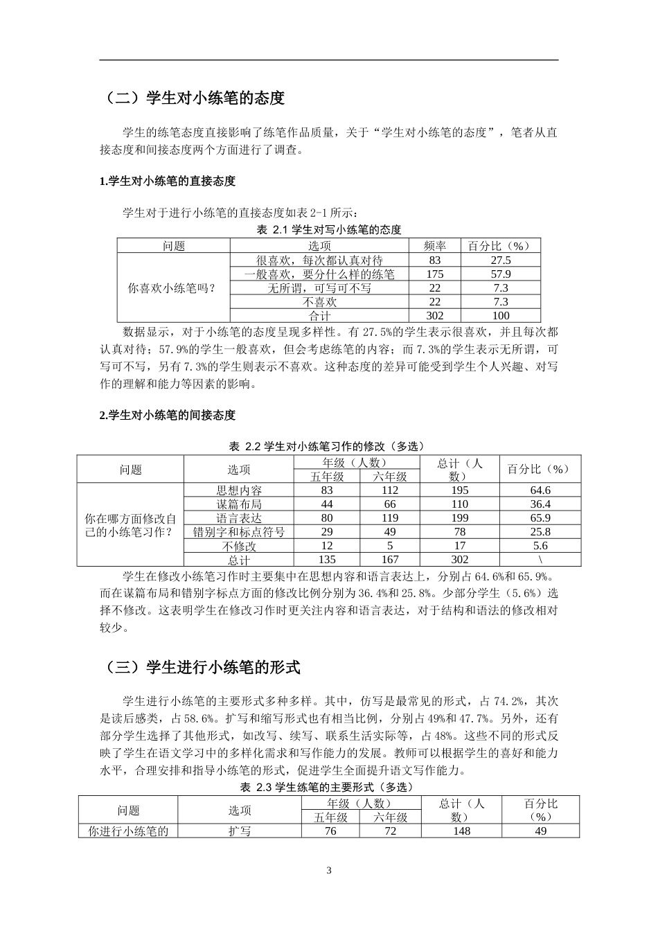 25年CH小学教育 农村小学高段语文小练笔教学的问题与对策-约12573字符.doc_第6页