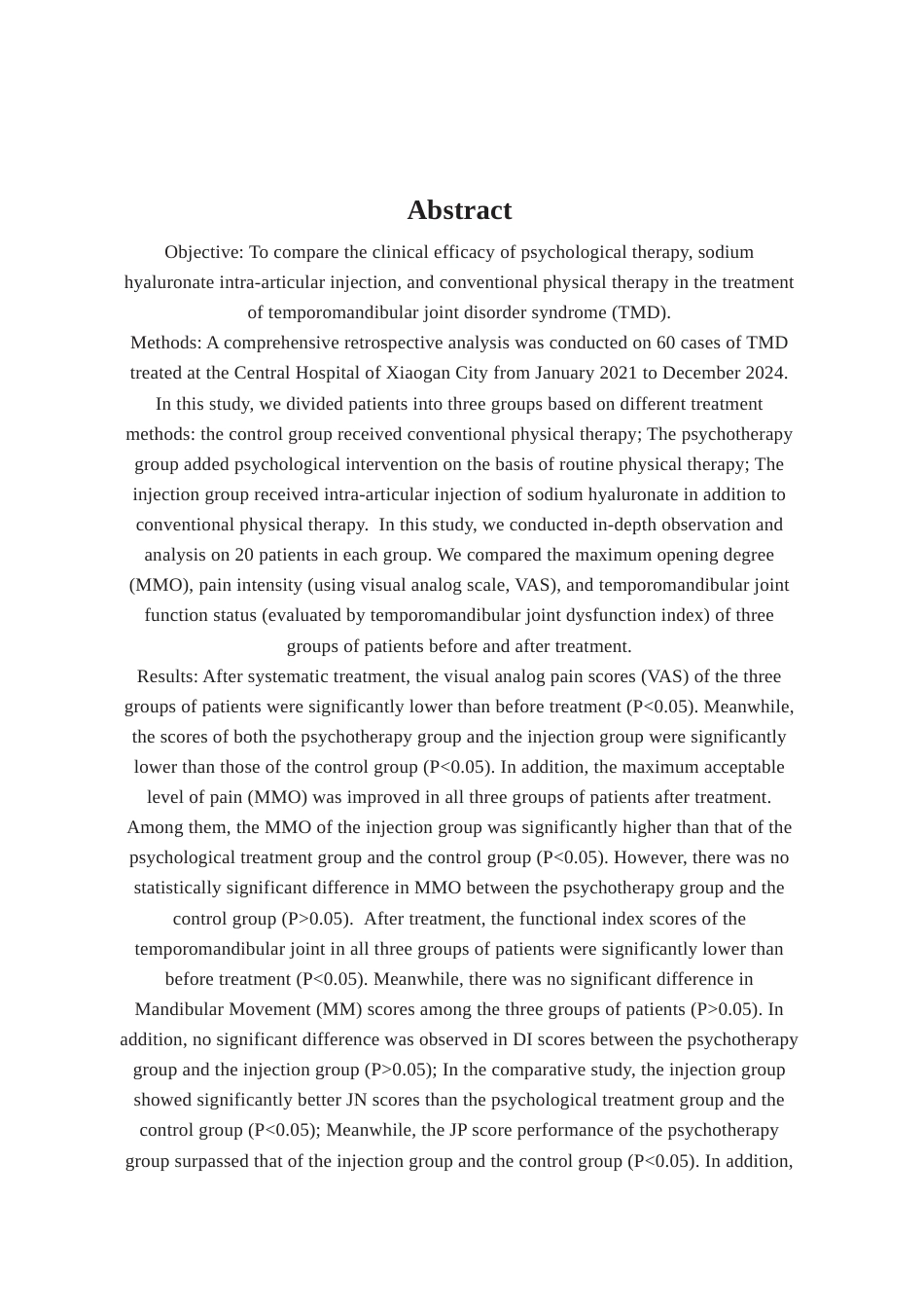 25年CH口腔医学-颞下颌关节紊乱综合征的治疗效果比较研究-约14045字符.docx_第2页