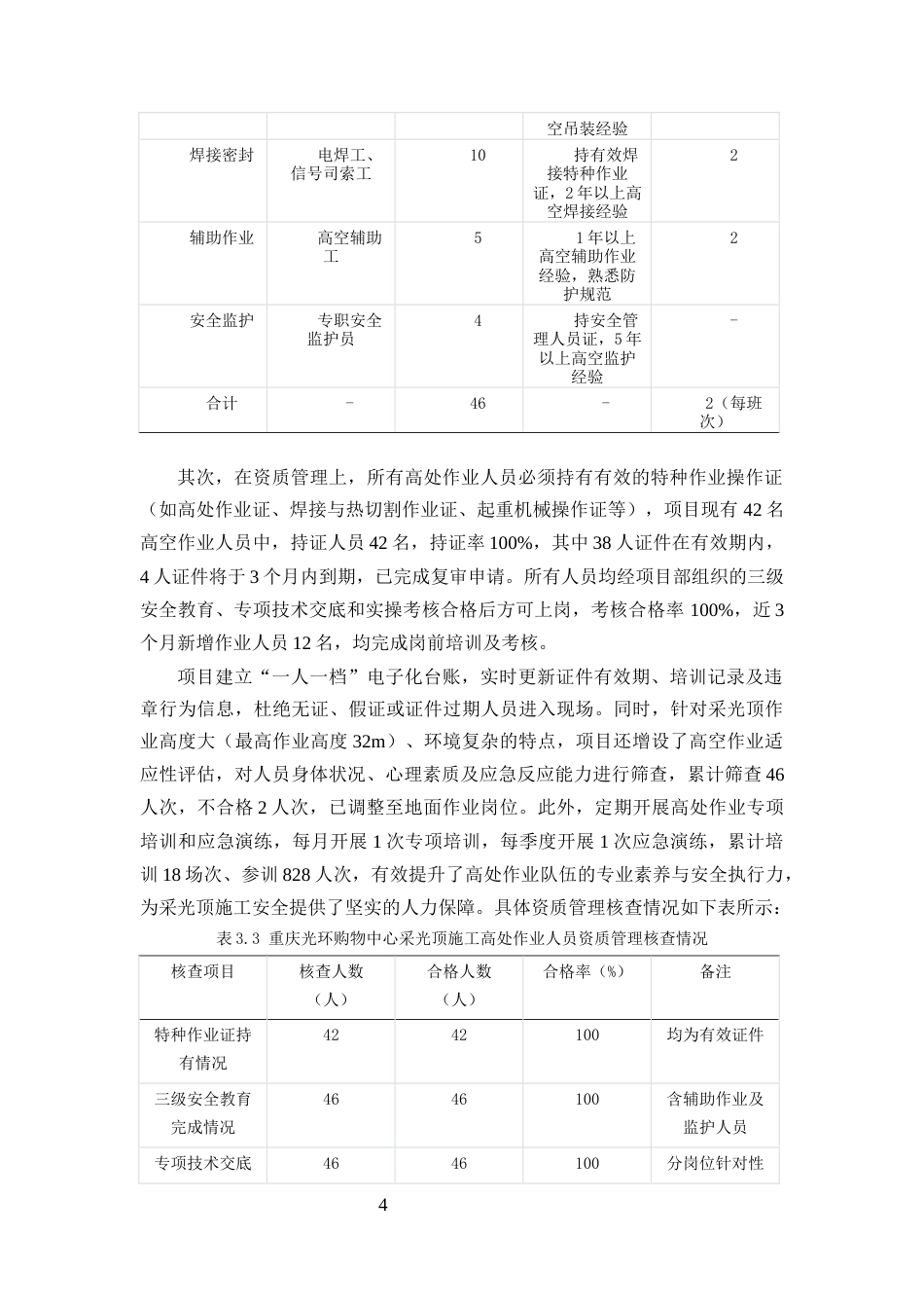 25年CH土木工程-重庆光环购物中心大型中庭采光顶施工高处作业安全管理-约13657字符终版.docx_第6页