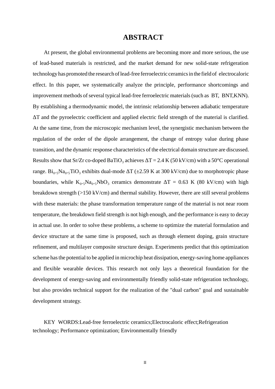 25年CH化学工程与工艺 无铅铁电陶瓷电卡效应的调研-约17575字符.docx_第2页