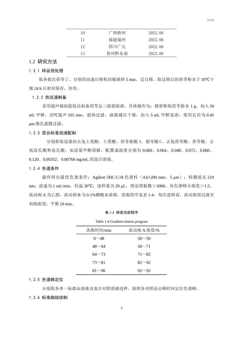 25年CH药学-市售茯苓三萜类成分测定及指纹图谱建立-约6200字符终版.docx_第3页