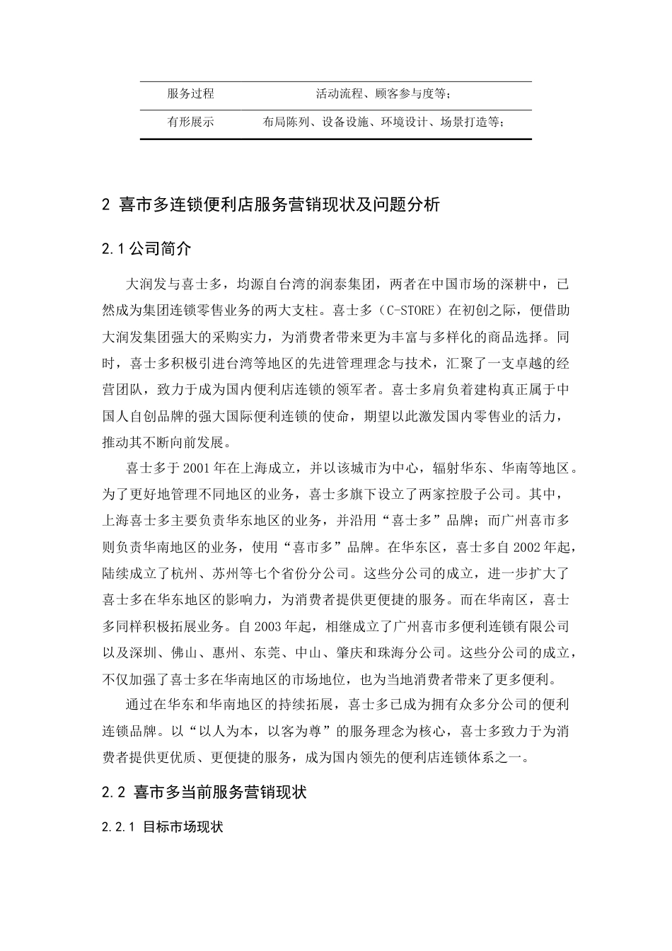 25年CH工商管理-喜市多便利店服务优化策略研究-约17251字符终版.docx_第7页