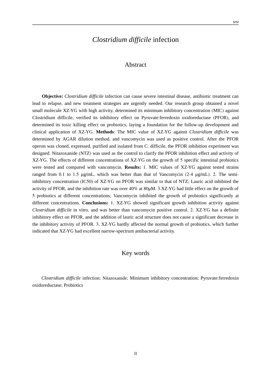 25年CH药学-新型小分子XZ-YG抗艰难梭菌的体外效应研究-约13105字符.doc_第2页