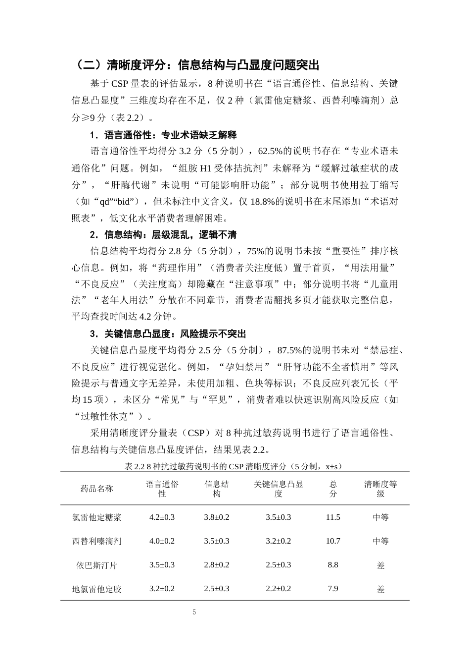 25年CH制药工程-药品生命周期末端质量风险管理—抗过敏药说明书信息可用性评估与优化-约9727字符终版.docx_第8页