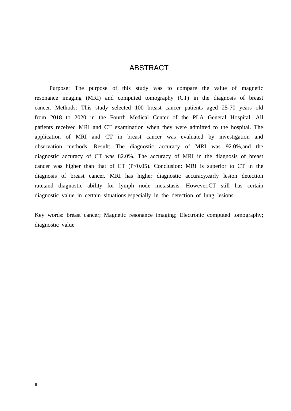 25年CH医学影像技术-MRI和CT在乳腺癌诊断中的应用-约8705字符.docx_第2页