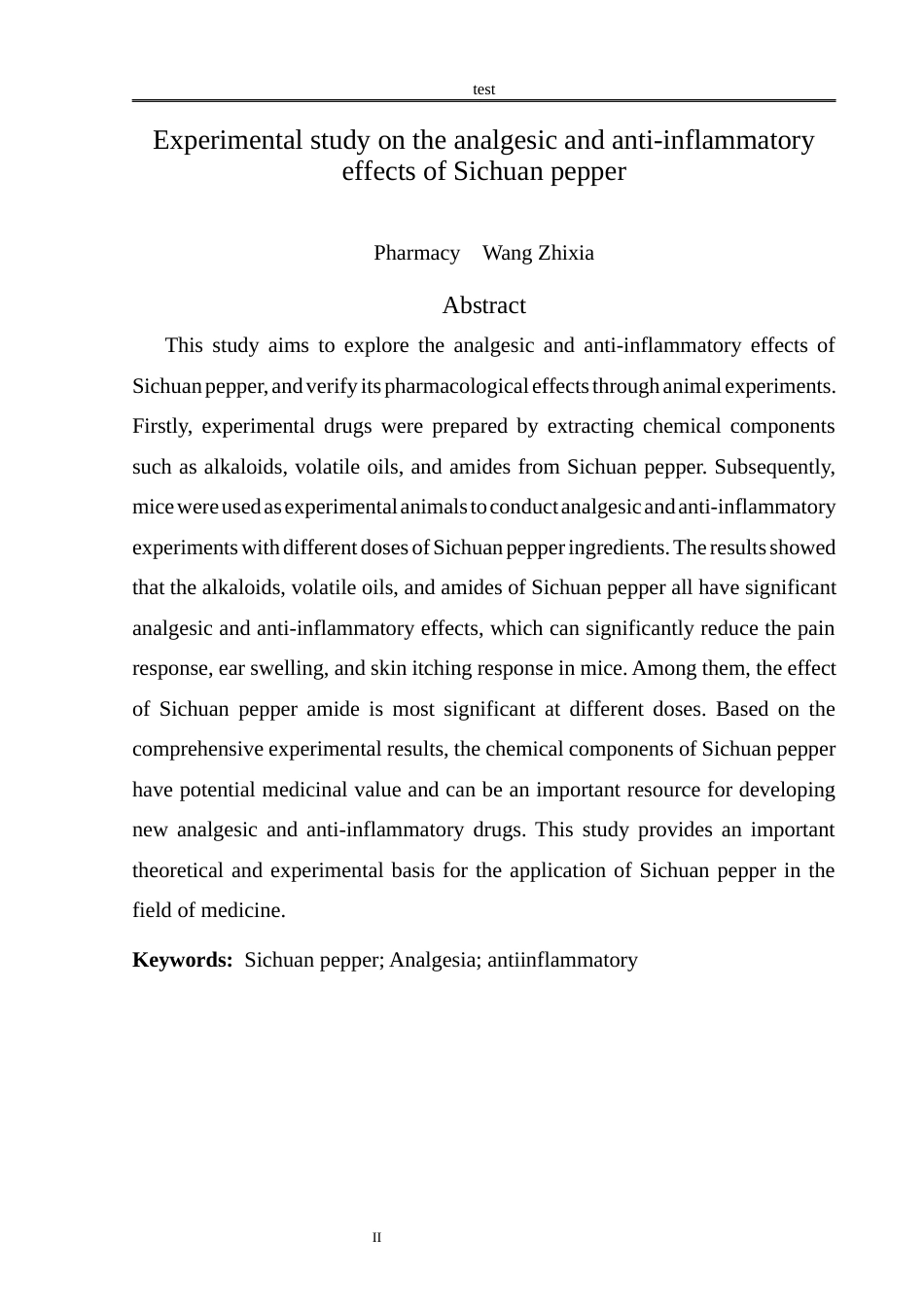 25年CH药学 花椒镇痛抗炎作用试验研究-约6294字符.docx_第3页