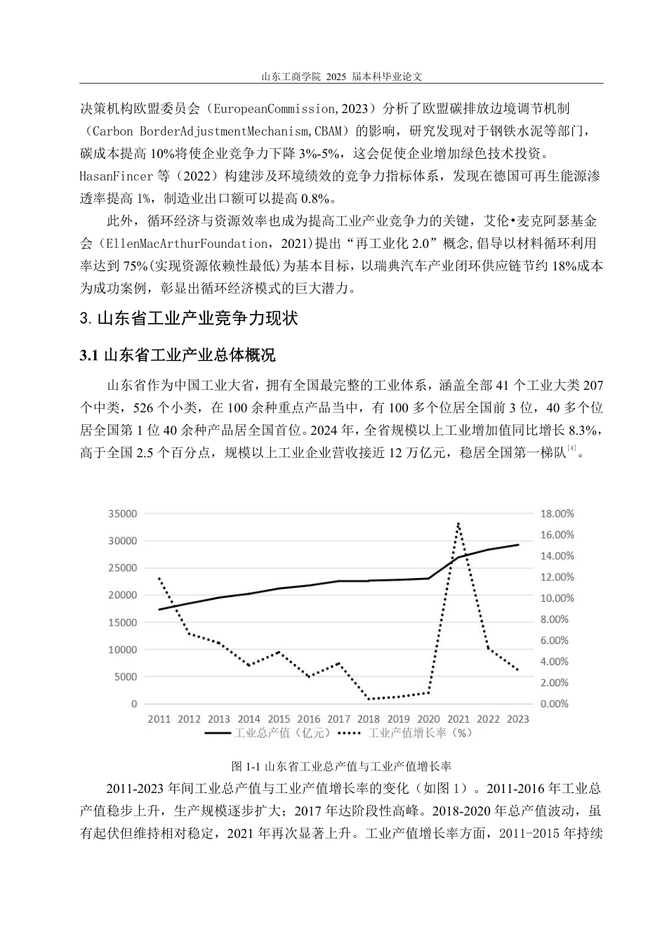 25年CH经济统计学-‘双碳’目标下山东省16地市工业产业竞争力研究-约19652字符.pdf_第6页