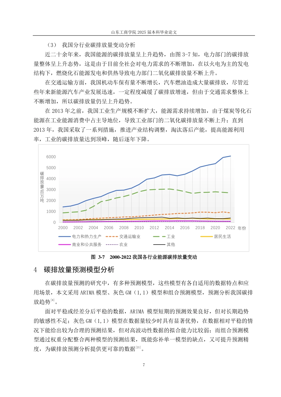 25年CH经济统计学-“双碳”目标下我国碳排放现状分析及碳达峰预测-约15123字符.pdf_第10页