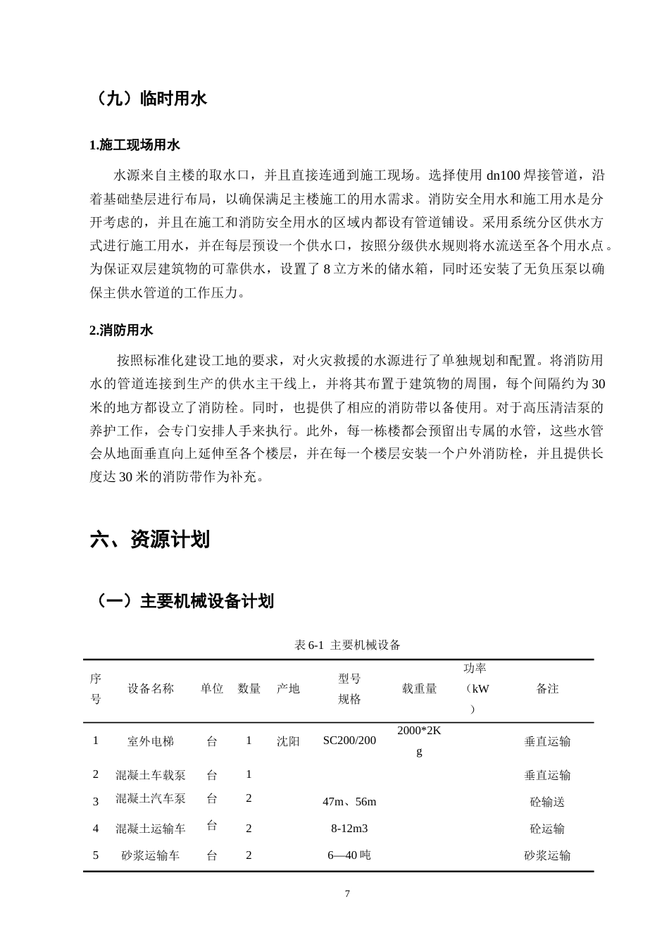 25年CH土木工程-龙祥园小区1号住宅楼施工组织设计-约15772字符.doc_第10页