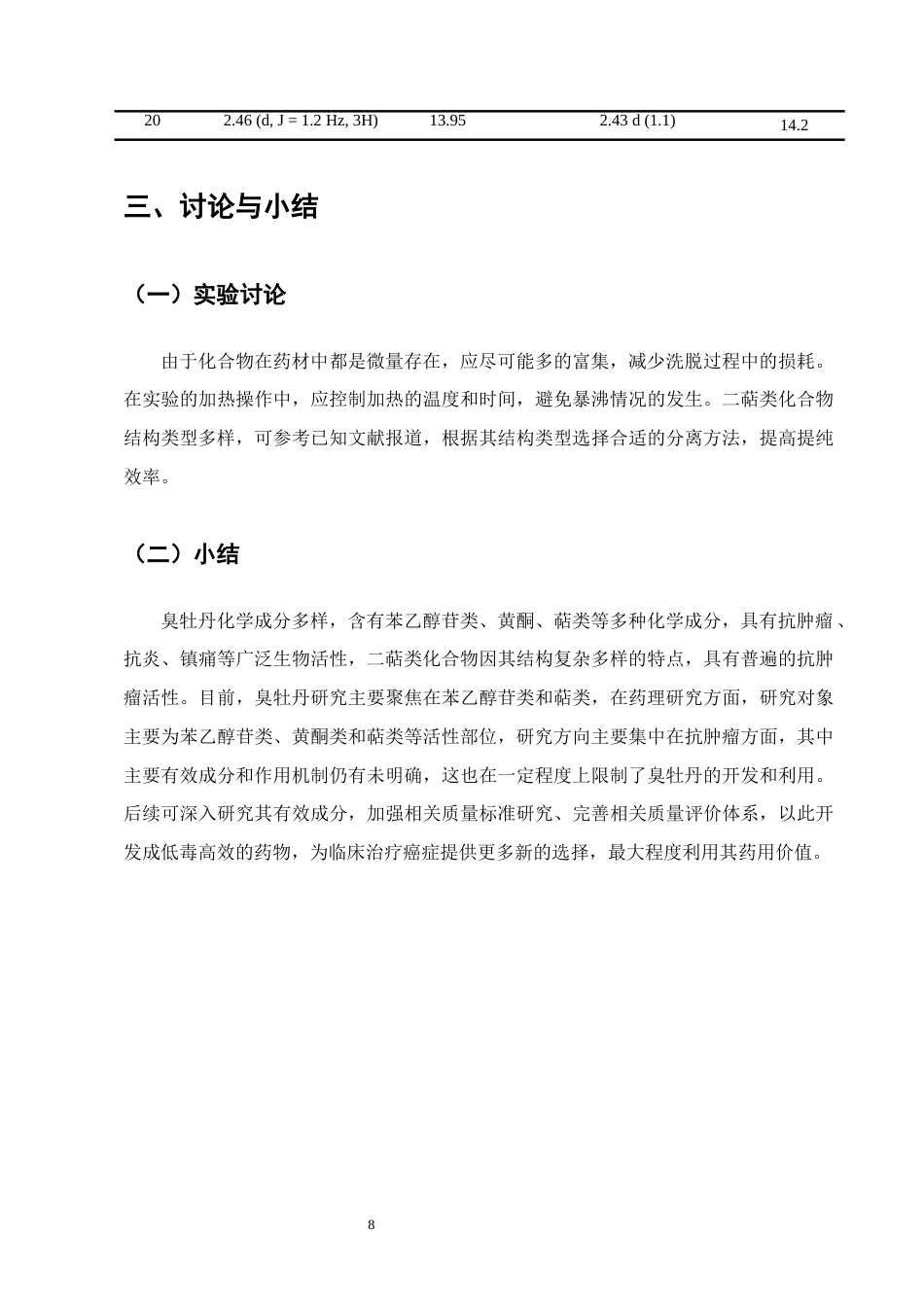 25年CH制药工程-臭牡丹二氯甲烷部位中二萜类化学成分的提取纯化和结构鉴定-约4875字符终稿.docx_第10页