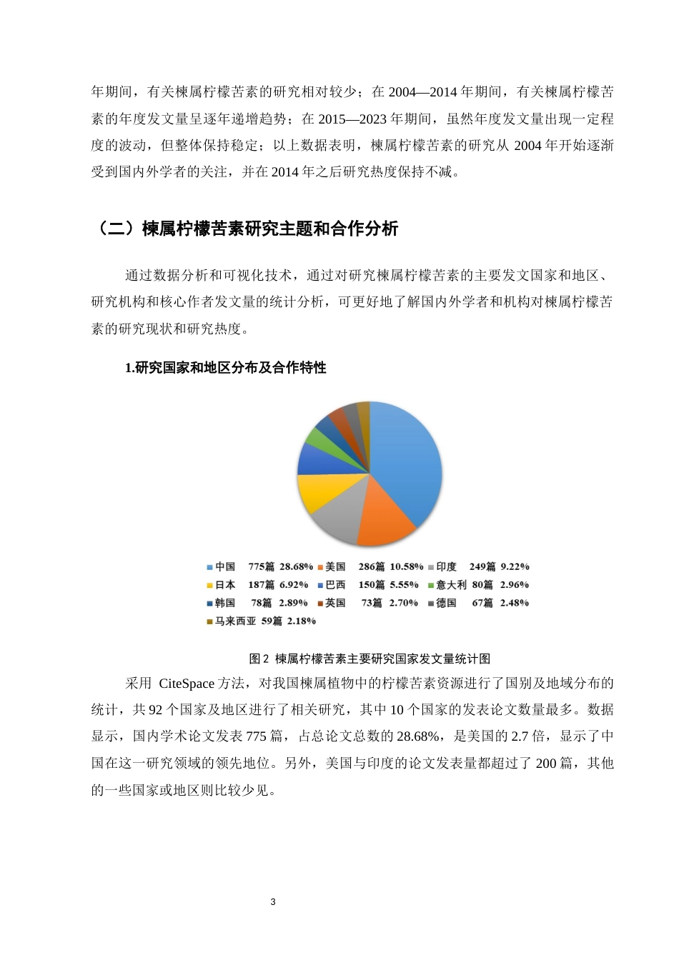 25年CH制药工程-基于文献计量学的楝属柠檬苦素研究现状及热点分析-约6313字符终稿.docx_第5页