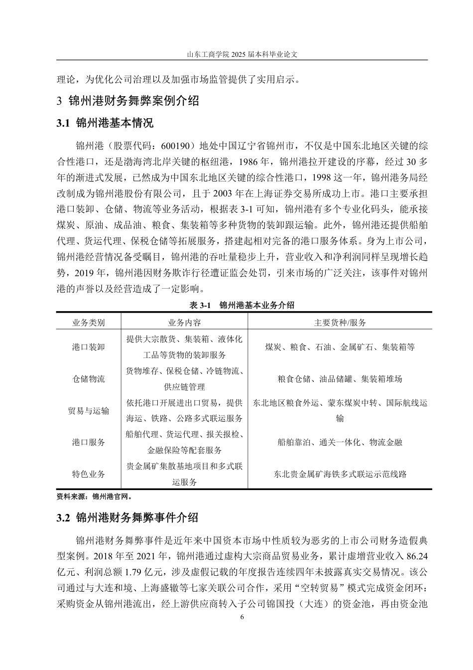 25年CH审计学专业-基于理论的锦州港财务舞弊案例研究-约19743字符.pdf_第9页