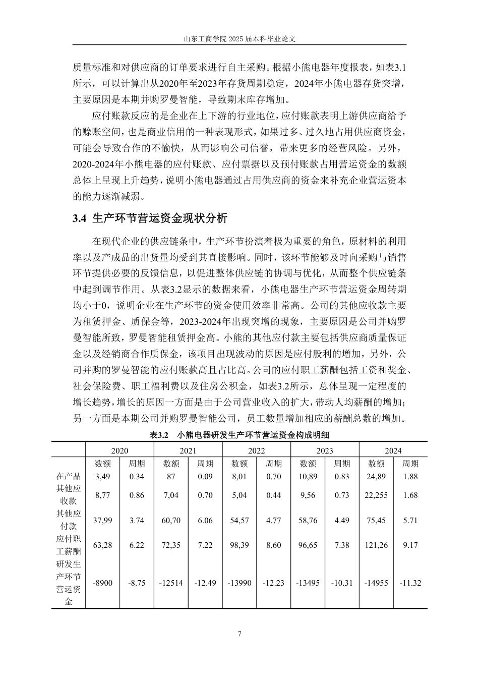 25年CH会计学-基于供应链视角下的小熊电器营运资金管理优化研究-约17436字符.pdf_第10页