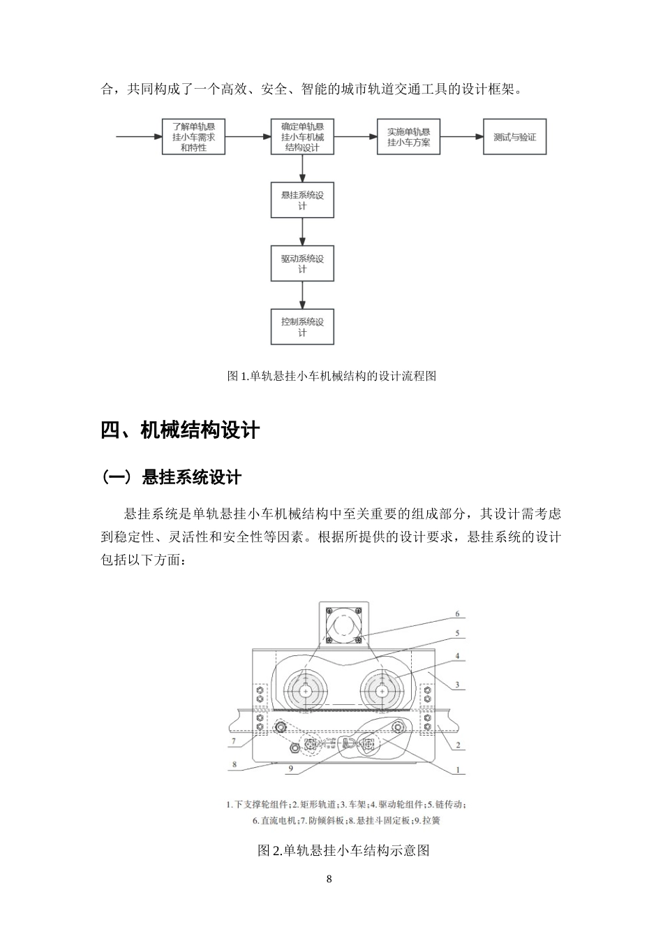 25年CH机械电子工程-单轨悬挂小车机械结构的设计-约12381字符终稿.docx_第10页