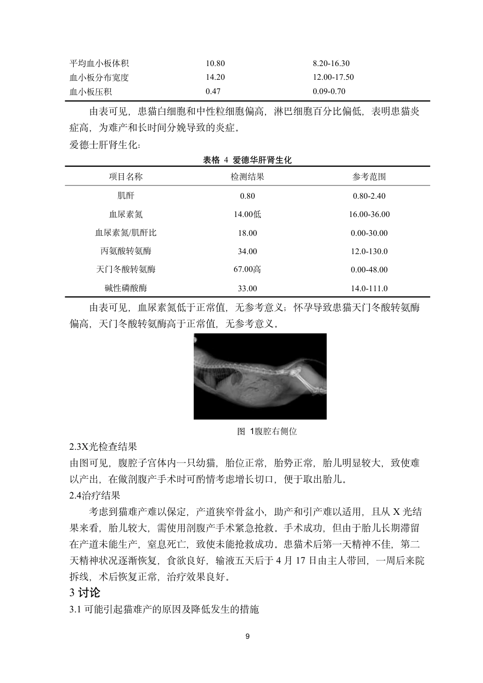 25年CH动物医学-一例猫难产的诊治及术后护理-约7403字符.pdf_第9页