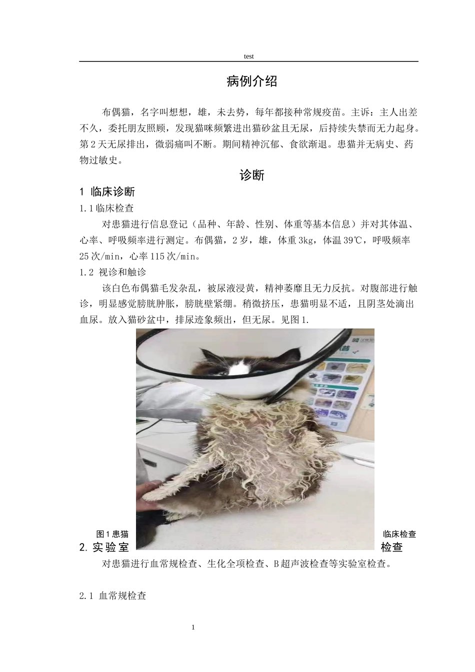 25年CH动物医学 一例猫尿闭的诊治-约5123字符终稿.docx_第4页