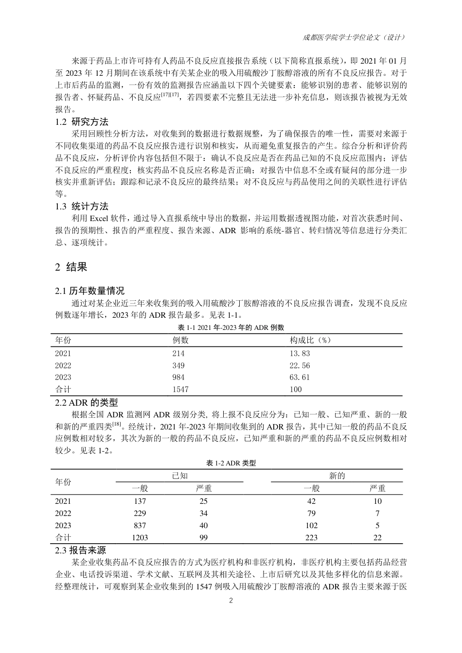 25年CH药学-基于某企业直报系统的吸入用硫酸沙丁胺醇溶液不良反应情况调查-约9505字符.pdf_第4页