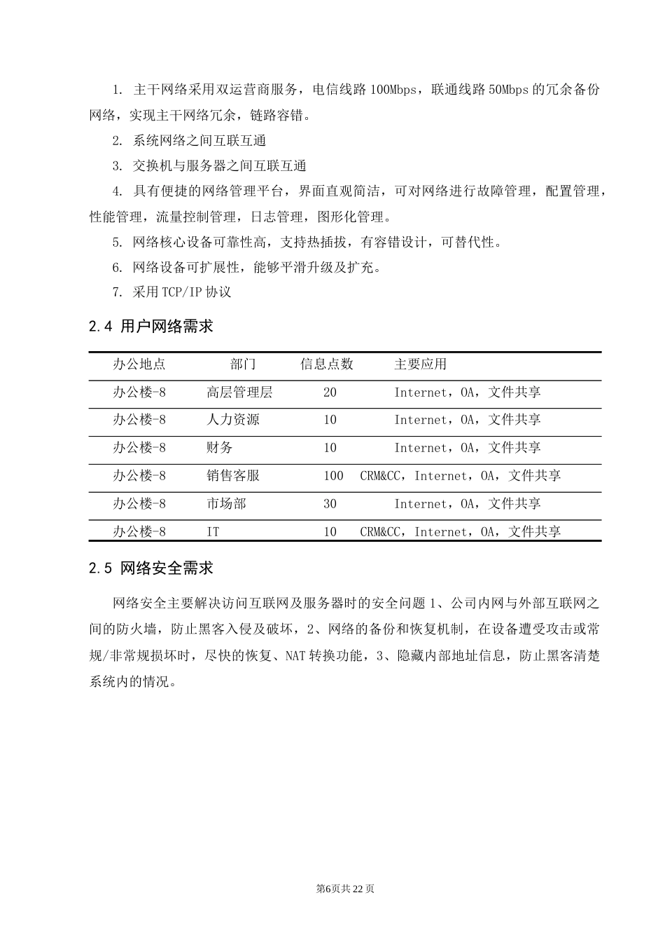 25年CH计算机科学与技术-小型企业内网接入互联网组建方案-约6700字符终稿.docx_第6页