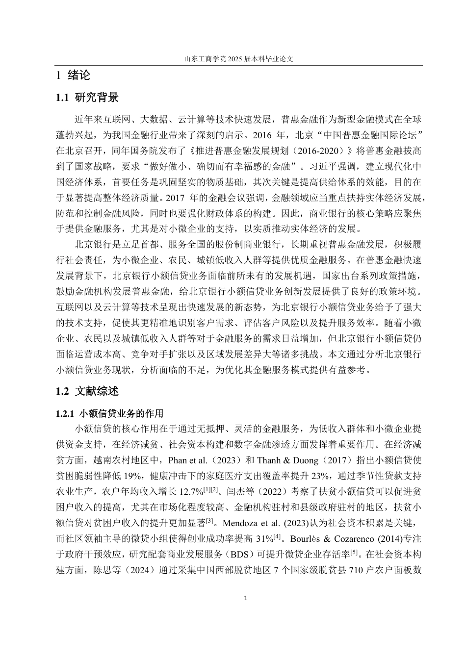 25年CH金融学专业-普惠金融发展背景下北京银行小额信贷业务研究-约19969字符.pdf_第5页