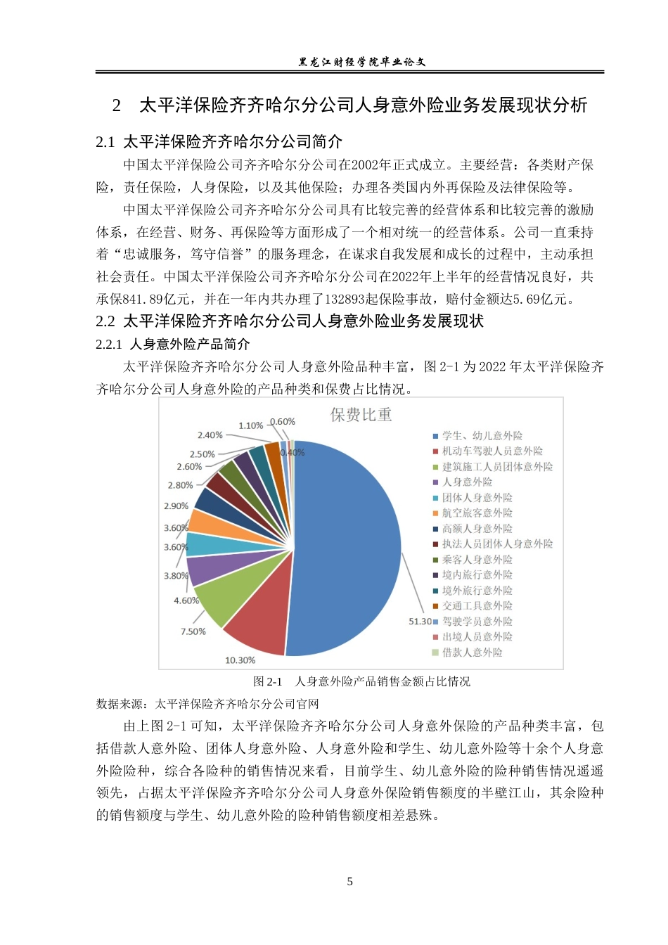 23年WP金融学-太平洋保险齐齐哈尔分公司人身意外险业务问题分析-2019512704-肖春阳.doc_第9页