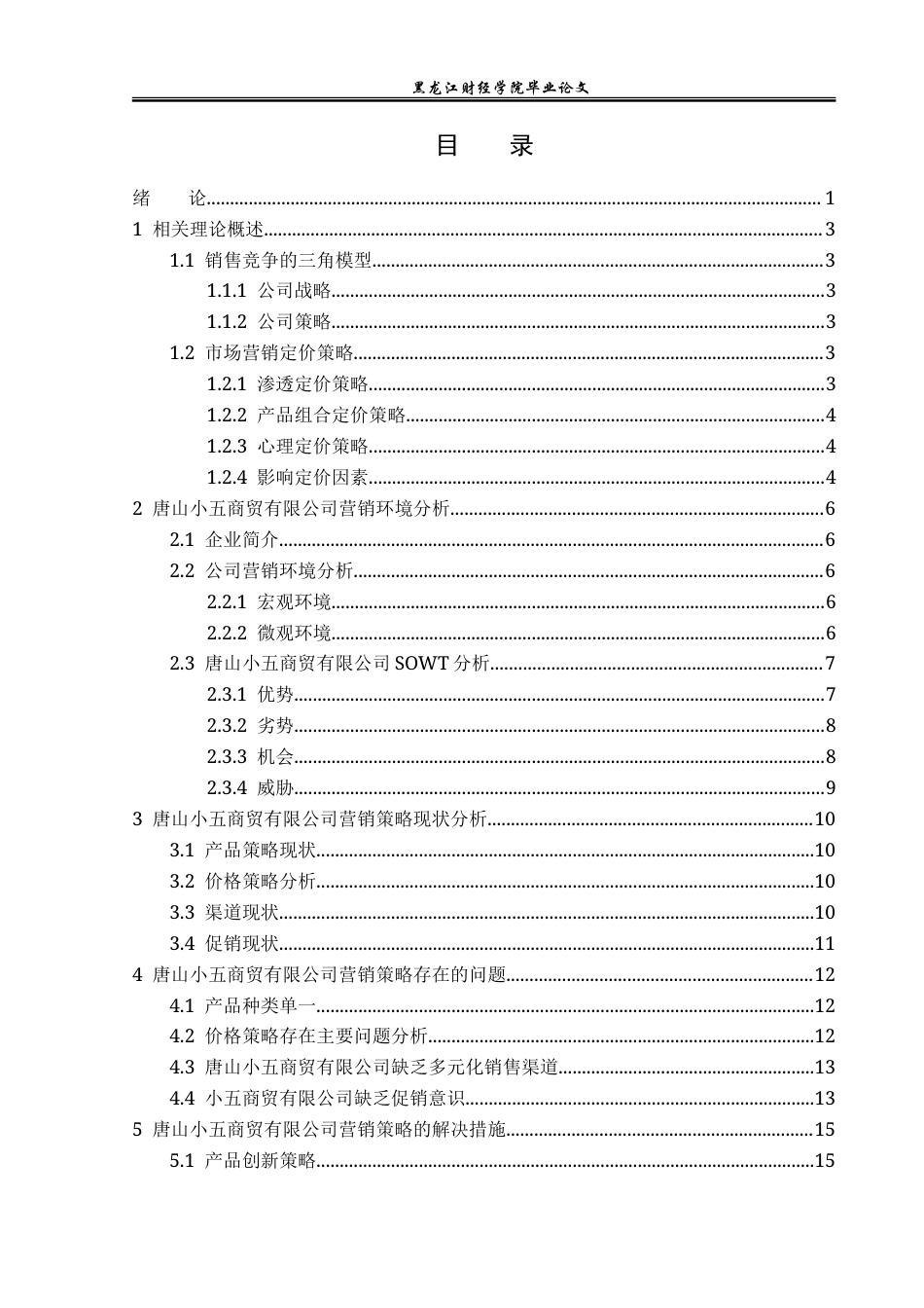 23年WP市场营销-唐山小五商贸有限公司营销策略研究-2019511014-贾潮玮.doc_第5页