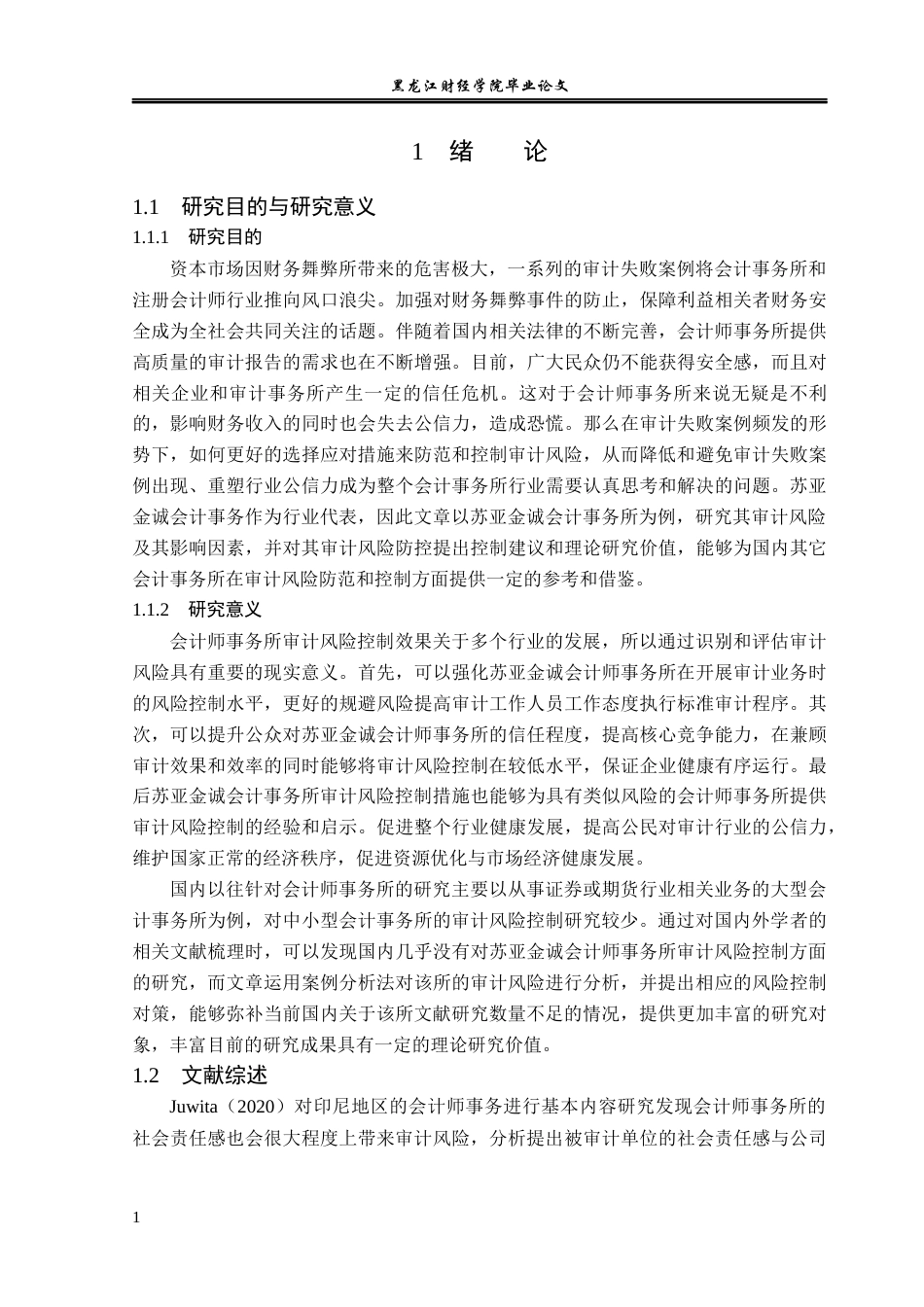 23年WP审计学-苏亚金诚会计师事务所审计风险控制研究-2019512972-朱婧妍.docx_第6页