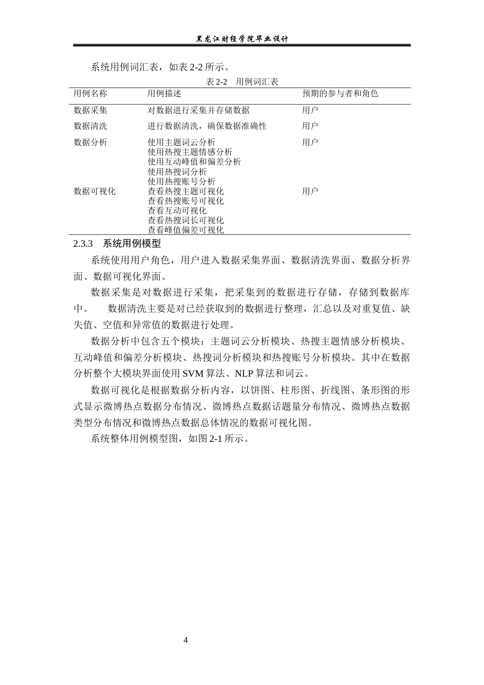 23年WP数据科学与大数据技术-基于Python的微博热点数据分析系统的设计与实现-2019511673-宋佳欣.docx_第9页