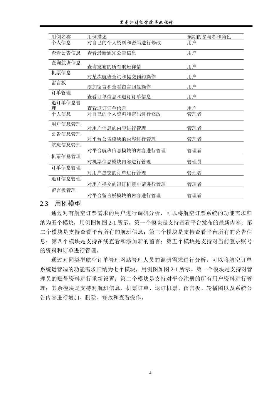 23年WP计算机科学与技术-航空订票系统的设计与实现-2019512140-张涛.docx_第10页