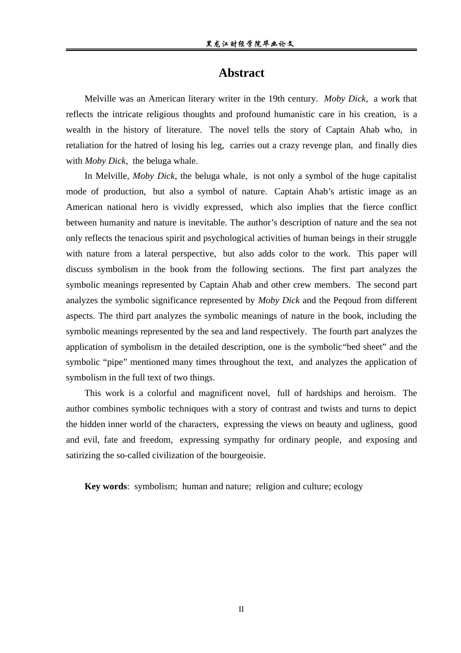 23年WP英语-Analysis of Symbolism in Moby Dick-2019510448-马添悦.doc_第3页