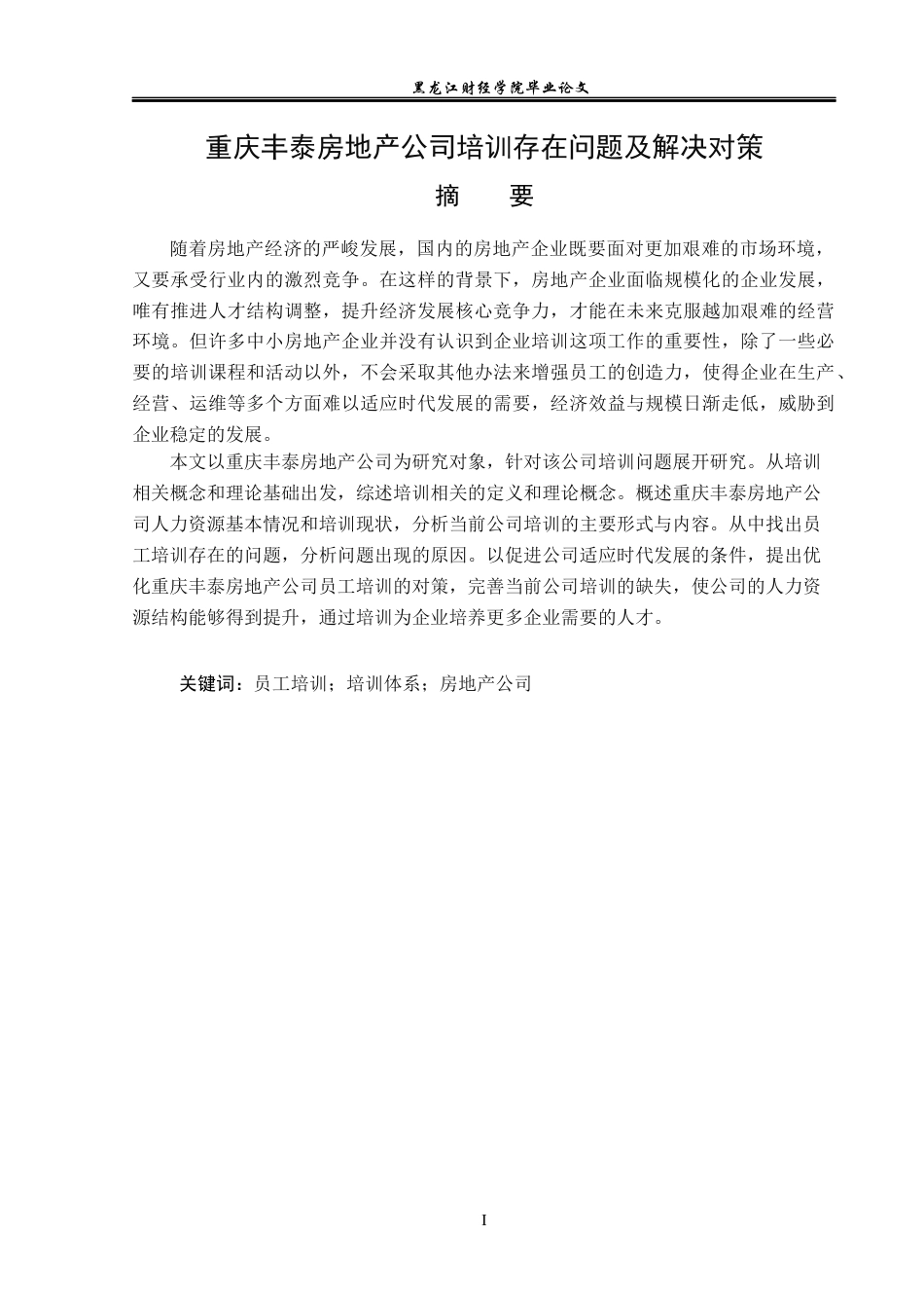 23年WP人力资源管理-重庆丰泰房地产公司培训存在问题及解决对策-2019511068-林天杨.docx_第2页