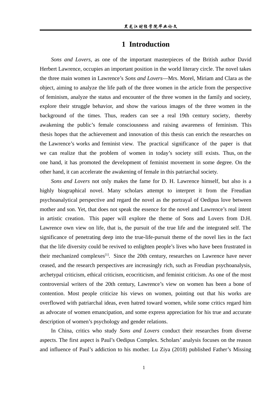 23年WP英语-Analysis of Female Images in Sons and Lovers from  Feminist Perspective-2019511926-韩可歆.doc_第6页