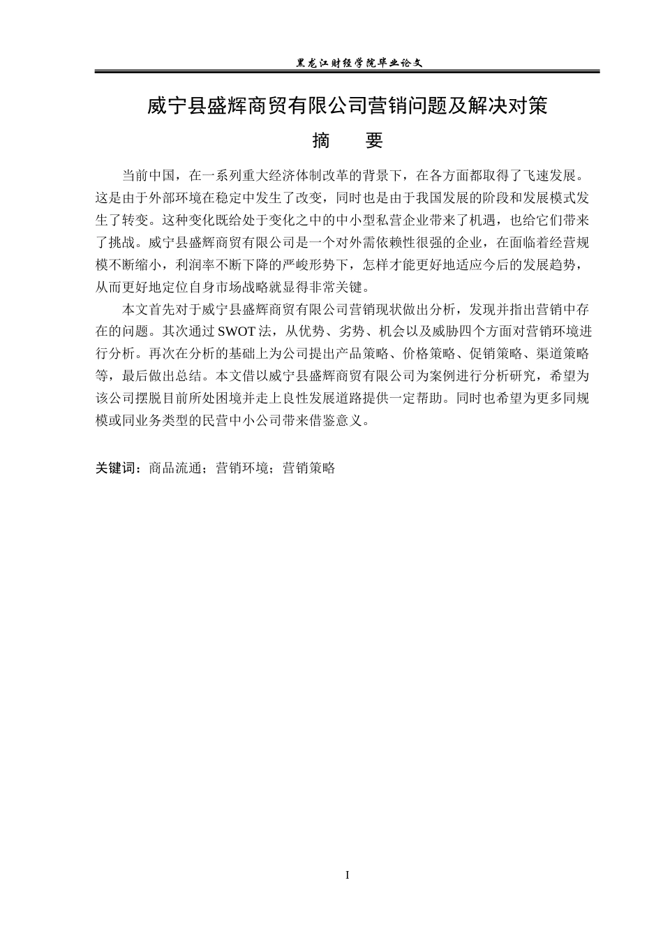 23年WP市场营销-威宁县盛辉商贸有限公司营销问题及解决对策-2019511158-孙畅.docx_第2页