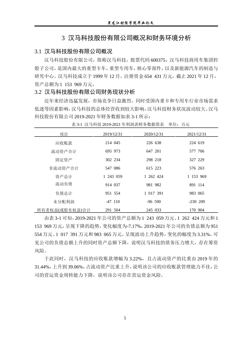 23年WP财务管理-汉马科技股份有限公司财务分险分析-2019510921-陈姣.doc_第10页