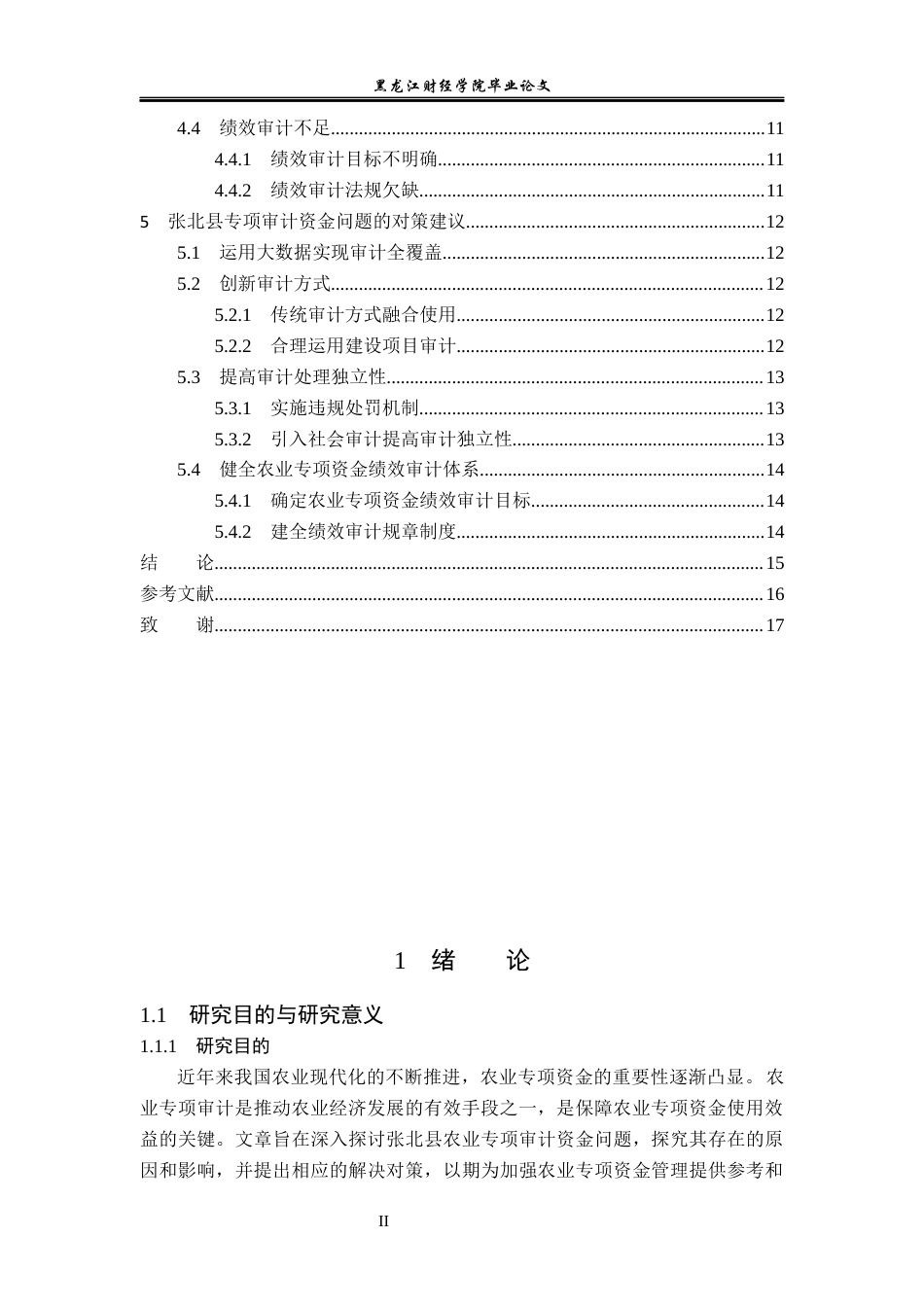 23年WP审计学-河北省张北县农业专项审计资金问题研究-2019512830-刘萧轶.docx_第5页