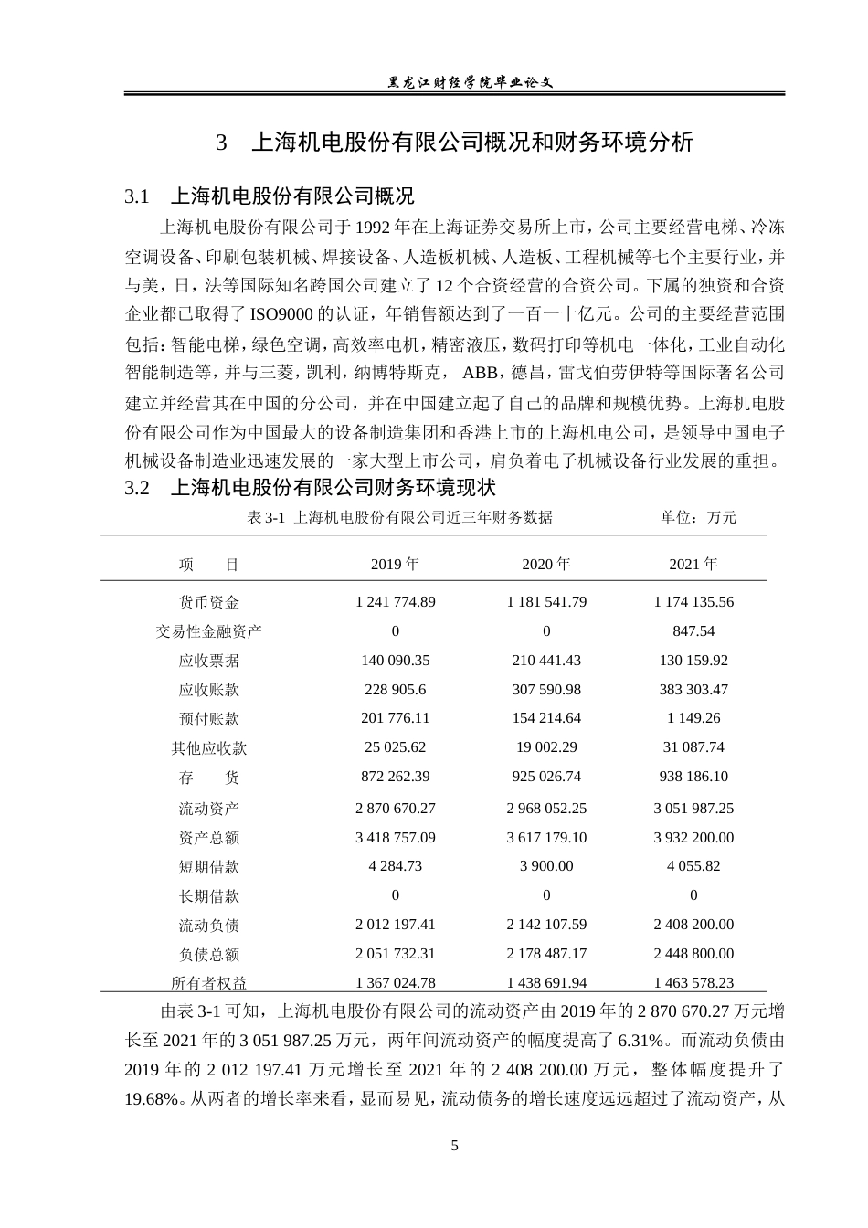 23年WP会计学-上海机电股份有限公司偿债能力分析-2019511756-郝金鑫.doc_第10页