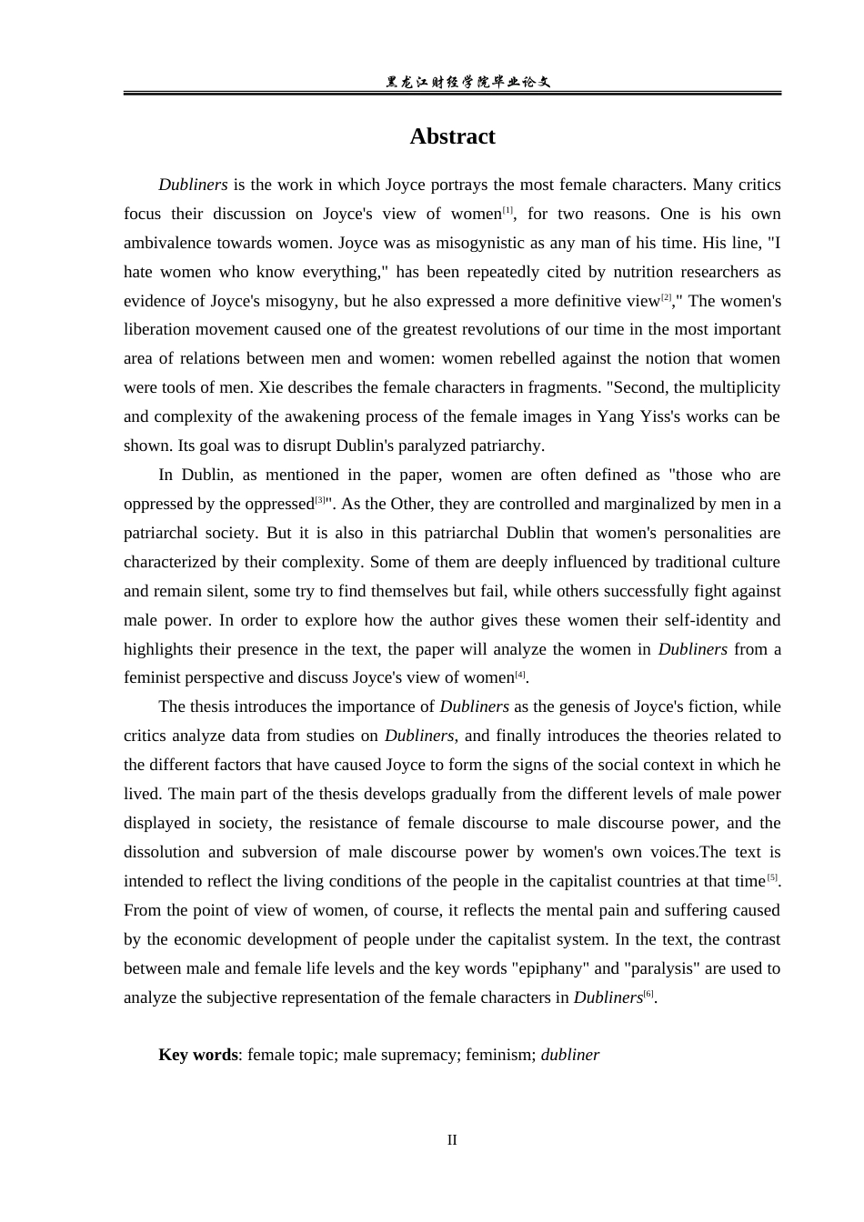 23年WP英语-An Analysis of Joyce's View on Women in Dubliners-2021520163-杨丹.doc_第3页