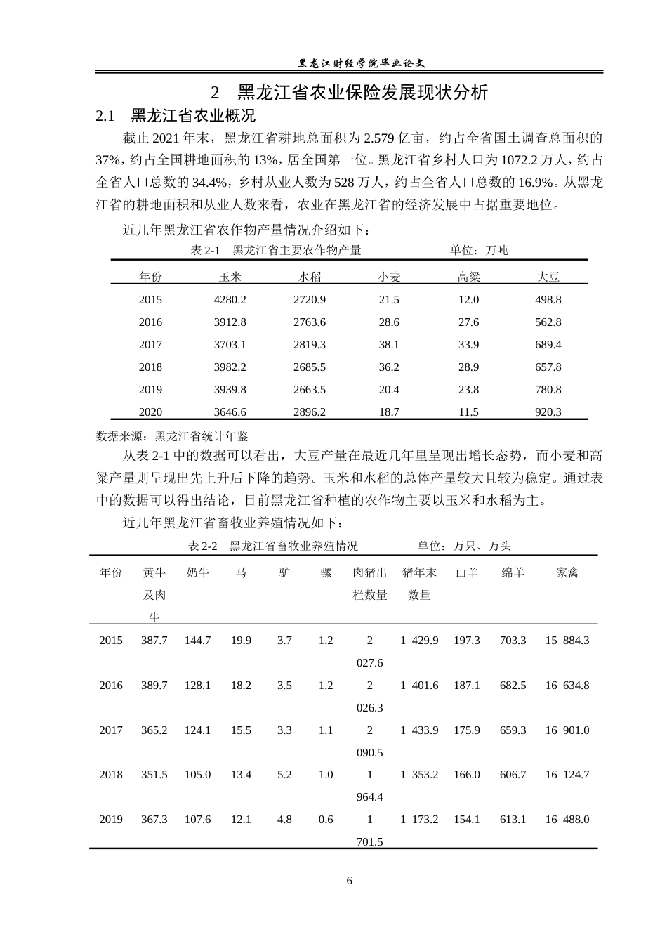 23年WP金融学-黑龙江省农业保险发展问题分析-2019510552-周悦怡.doc_第10页