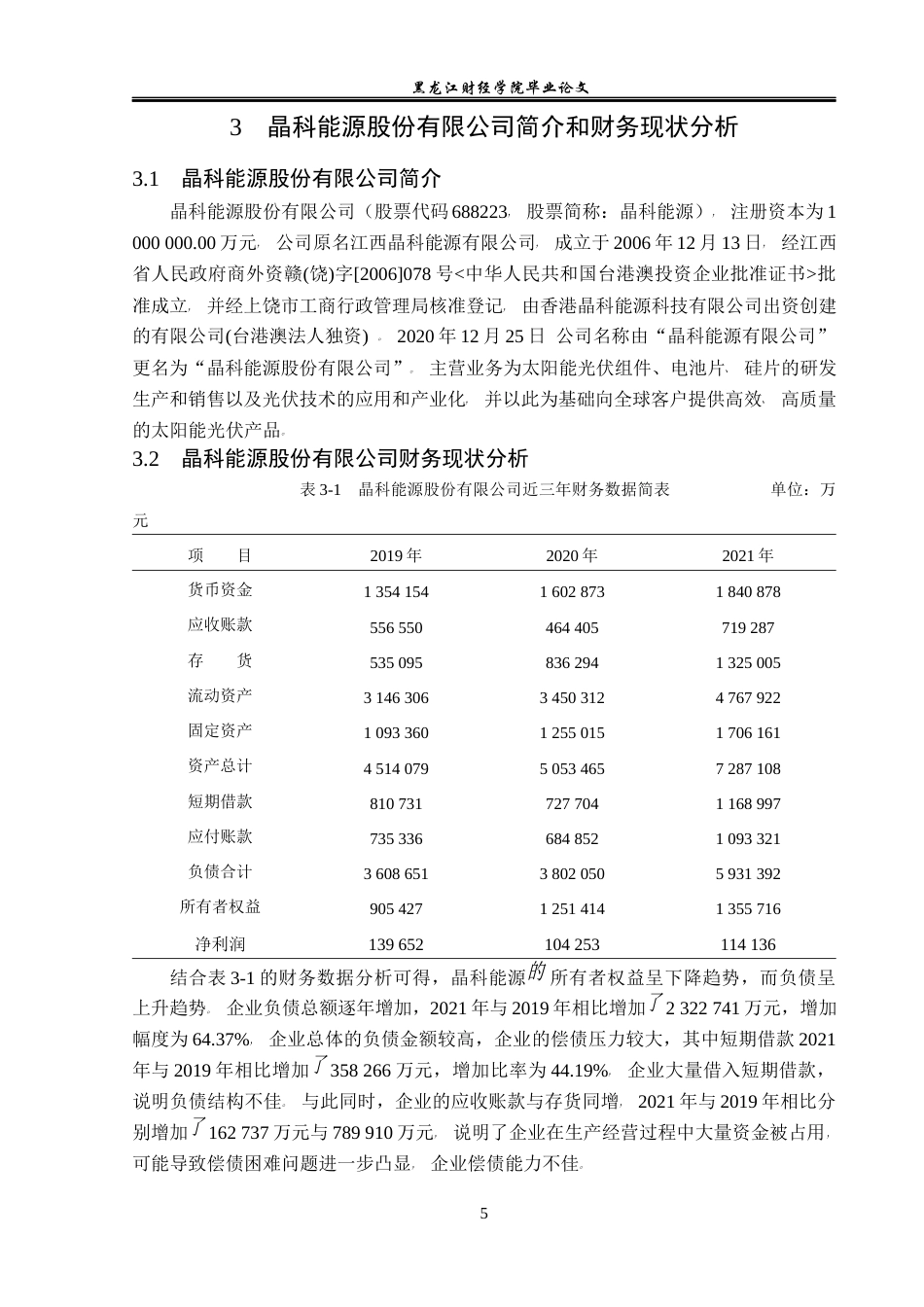 23年WP财务管理-晶科能源股份有限公司偿债能力分析-2019512376-张礼节.docx_第10页