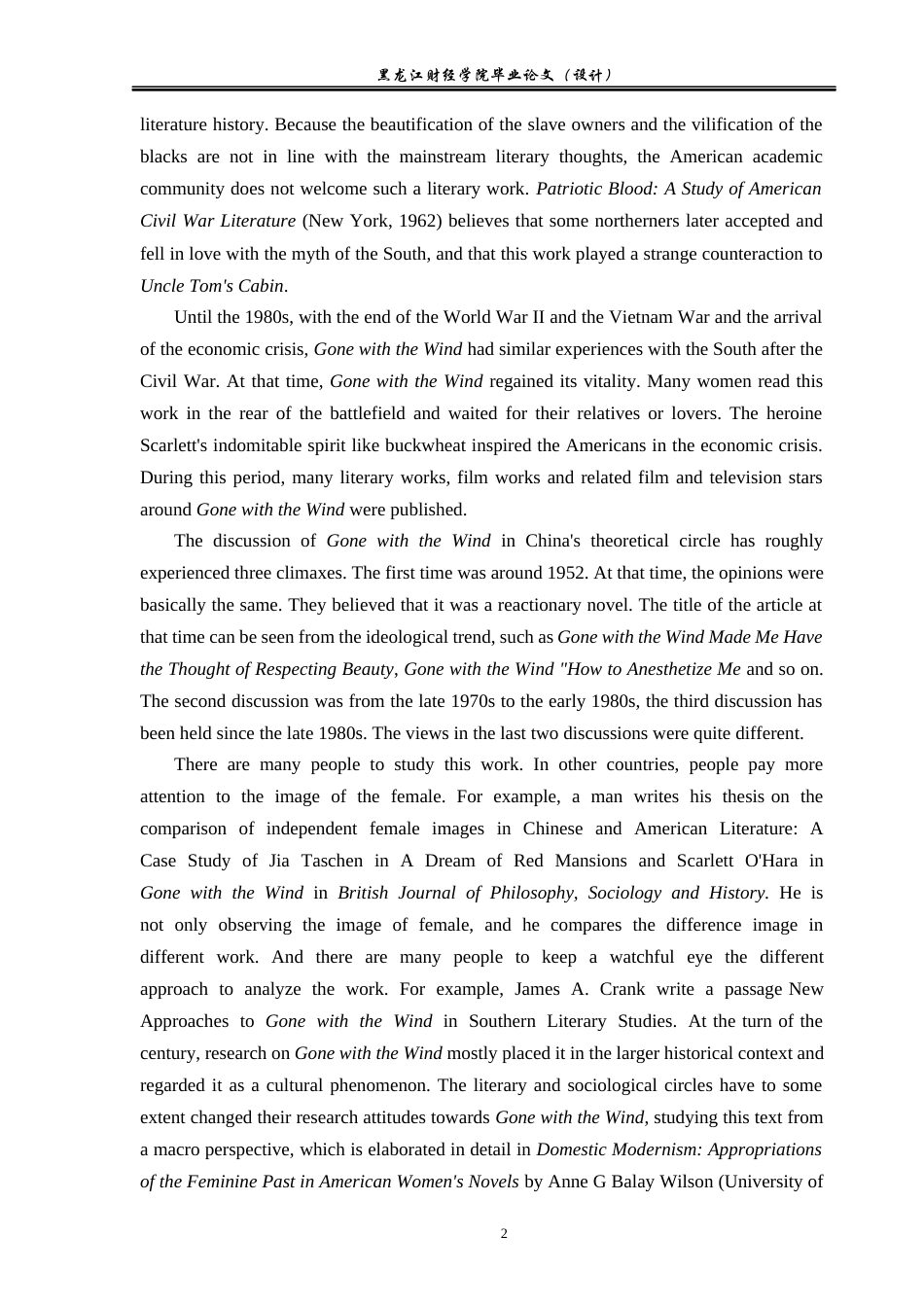 23年WP英语-The Analysis of the Civil War from Gone with the Wind-2019510774-王一鸣.docx_第6页