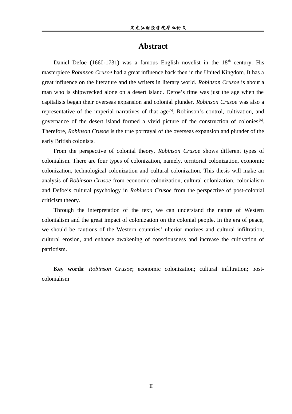 23年WP英语-An Analysis of the Phenomenon of Colonialism in Robinson Crusoe-2019511274-周摇.doc_第3页